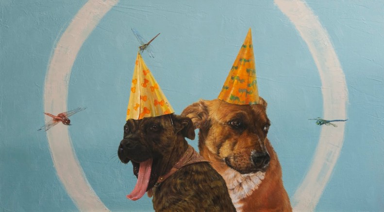 despreocupadainocenciaóleosobretela